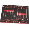 AOK Professionele 18 Delige T-Grepen Foam Inlay