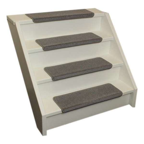 Pakket 15x Elite Soft Licht Grijze Rechte Trapmatten 62x19x3,5 Pakket 15x Elite Soft Licht Grijze Rechte Trapmatten 62x19x3,5