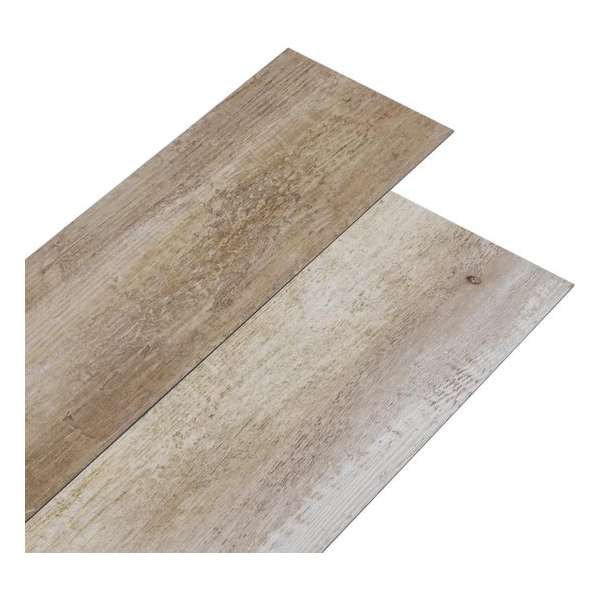 vidaXL Vloerplanken zelfklevend 5.02 m² 2 mm PVC woodwash vidaXL Vloerplanken zelfklevend 5.02 m² 2 mm PVC woodwash