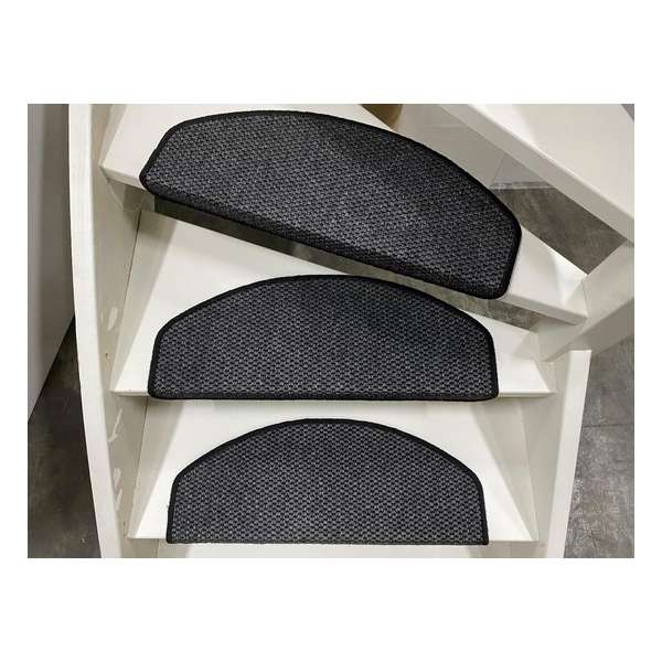 Trapmatten Como- 65x28 cm- Antraciet- 15 stuks Trapmatten Como- 65x28 cm- Antraciet- 15 stuks