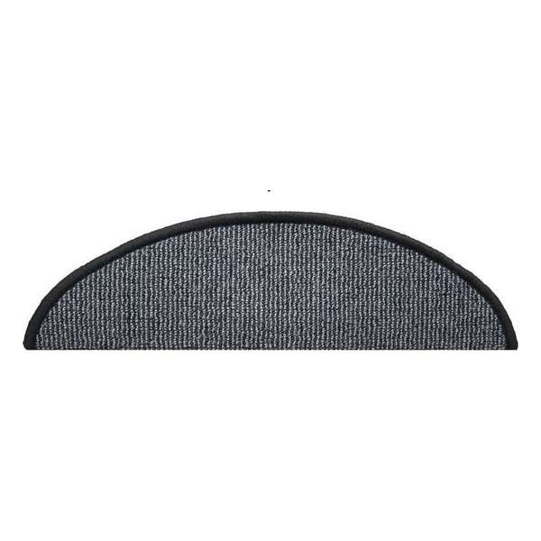 Trapmat Durban Antraciet 15 stuks 16x56 cm haak 4 cm Trapmat Durban Antraciet 15 stuks 16x56 cm haak 4 cm