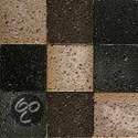Alfa Mosaico Mozaiek Lava mix beige lavasteen 9,8x9,8x0,8 cm -  Beige Prijs per 1 matje.