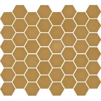 1m² -Mozaiek Valencia Hexagon Mosterd Mat 4,3x4,9