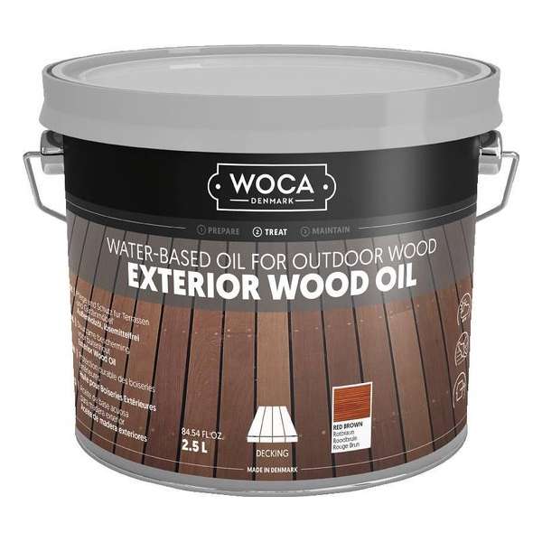 WOCA Exterior Oil Roodbruin 2,5L WOCA Exterior Oil Roodbruin 2,5L