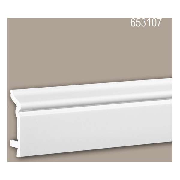Plint 653107 Profhome Lijstwerk Sierlijst tijdeloos klassieke stijl wit 2 m Plint 653107 Profhome Lijstwerk Sierlijst tijdeloos klassieke stijl wit 2 m