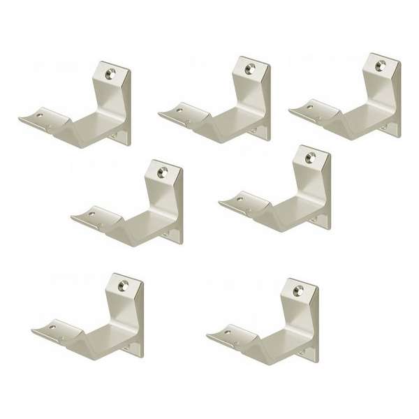 Leuninghouder nieuw zilver - Opschroef - Hol zadel Hermeta - 3542-02 - Verpakt per 7 stuks Leuninghouder nieuw zilver - Opschroef - Hol zadel Hermeta - 3542-02 - Verpakt per 7 stuks