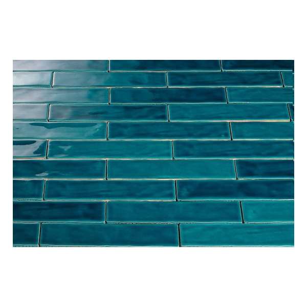Oud Hollands Handvorm Wandtegel | Petrol | 5x25 Tegels Oud Hollands Handvorm Wandtegel | Petrol | 5x25 Tegels