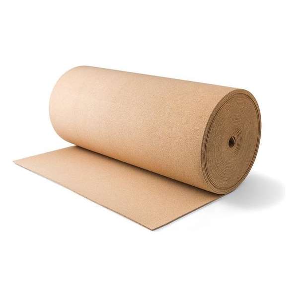Isolatie kurk op rol 100 cm breed - 2 mm (10 m2) Isolatie kurk op rol 100 cm breed - 2 mm (10 m2)