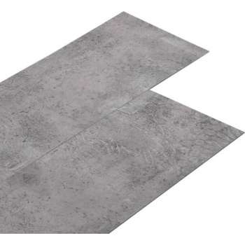 vidaXL Vloerplanken zelfklevend 4.46 m² 3 mm PVC cementbruin