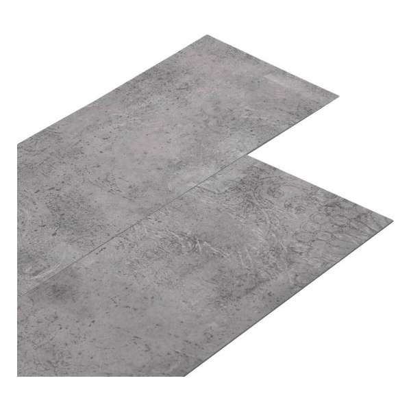 vidaXL Vloerplanken zelfklevend 4.46 m² 3 mm PVC cementbruin vidaXL Vloerplanken zelfklevend 4.46 m² 3 mm PVC cementbruin