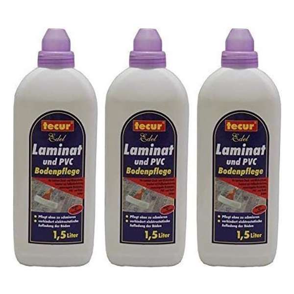 2 x 1.5L tecur noble laminaatreiniger en PVC-vloeronderhoud 2 x 1.5L tecur noble laminaatreiniger en PVC-vloeronderhoud