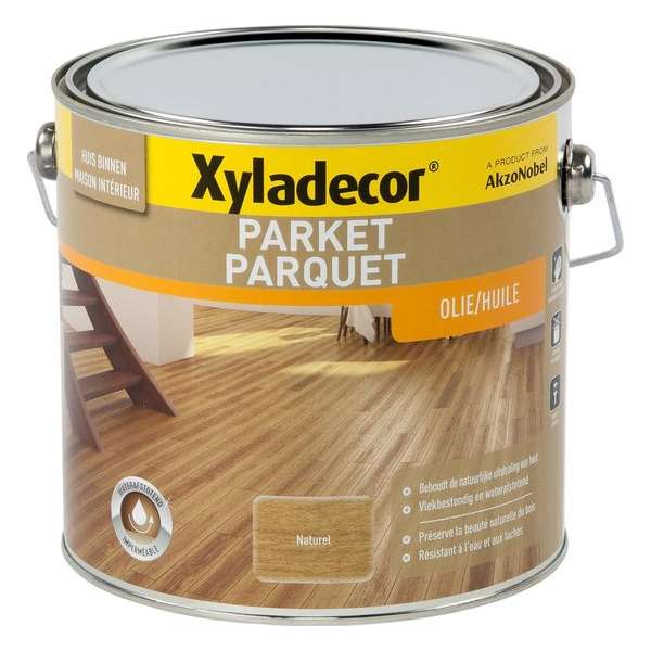 Uitverkoop Xyladecor Parketolie - Naturel - 2,5L Uitverkoop Xyladecor Parketolie - Naturel - 2,5L
