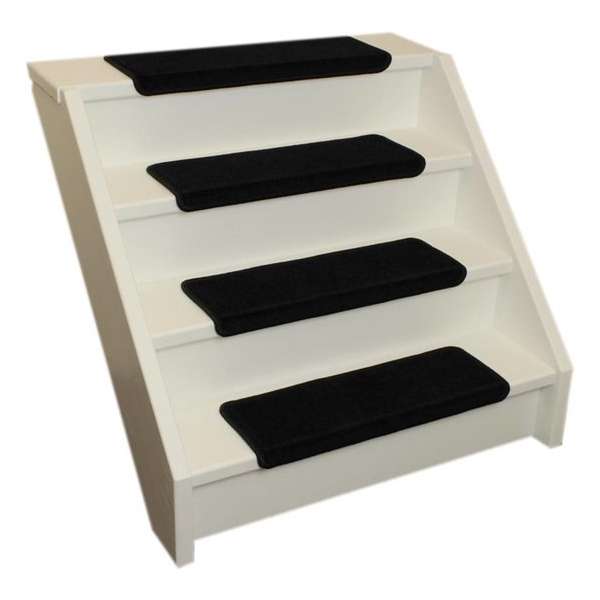 Pakket 15x Elite Soft Zwarte Rechte Trapmatten 65x22,5x3,5 Pakket 15x Elite Soft Zwarte Rechte Trapmatten 65x22,5x3,5