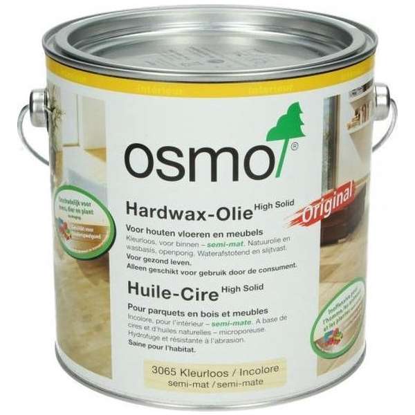 Osmo Hardwaxolie 3065 Semi-Mat - 0,375 Liter Osmo Hardwaxolie 3065 Semi-Mat - 0,375 Liter