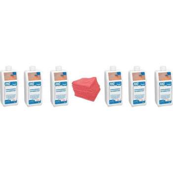 HG tegel cementsluier verwijderaar (product 11) Doos 6 Stuks + 10 Microvezeldoeken