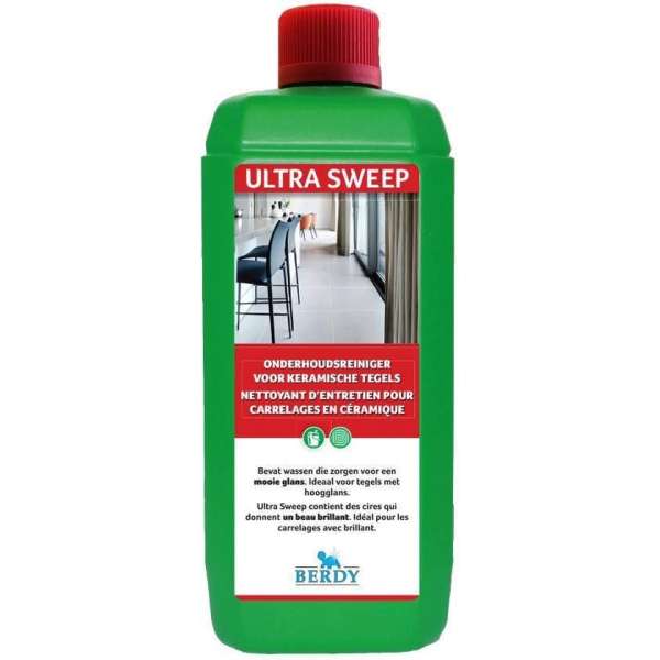 Ultra Sweep - Onderhoudsreiniger KERAMISCHE TEGELS - Berdy - 1 L Ultra Sweep - Onderhoudsreiniger KERAMISCHE TEGELS - Berdy - 1 L