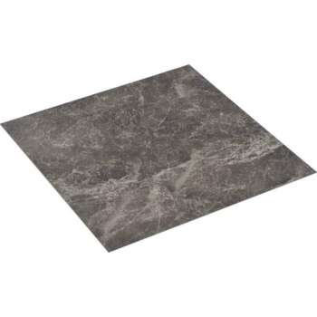 vidaXL Vloerplanken zelfklevend 5.11 m² PVC zwart marmer