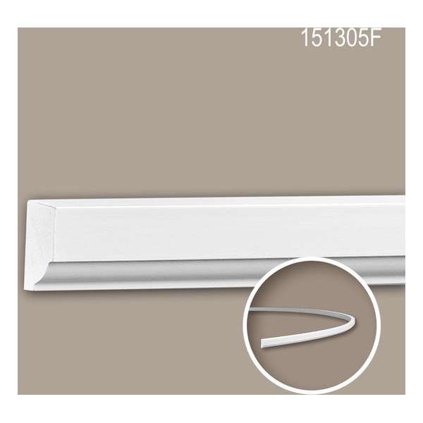 Wandlijst 151305F Profhome Lijstwerk flexibele lijst Sierlijst neo-classicisme stijl wit 2 m Wandlijst 151305F Profhome Lijstwerk flexibele lijst Sierlijst neo-classicisme stijl wit 2 m