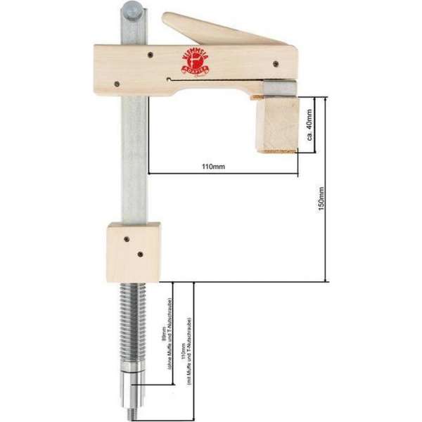 KLEMMSIA Adapter Basic 250/110 Journal diameter 20 mm KLEMMSIA Adapter Basic 250/110 Journal diameter 20 mm