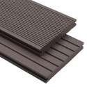 Terrasplanken met accessoires 10 m² 2,2 m HKC donkerbruin