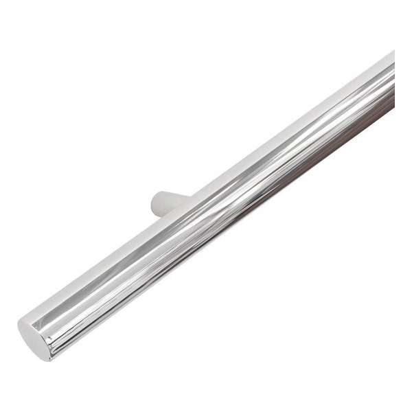 RVS Gepolijst design trapleuning 100 cm met 2 houders RVS Gepolijst design trapleuning 100 cm met 2 houders
