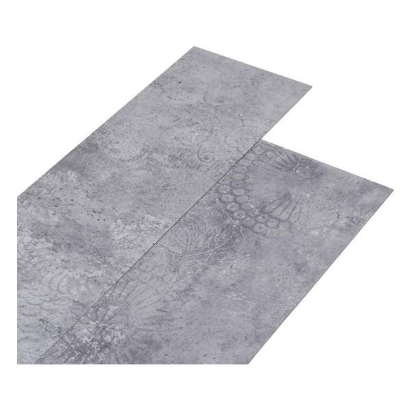vidaXL Vloerplanken zelfklevend 4.46 m² 3 mm PVC cementgrijs vidaXL Vloerplanken zelfklevend 4.46 m² 3 mm PVC cementgrijs