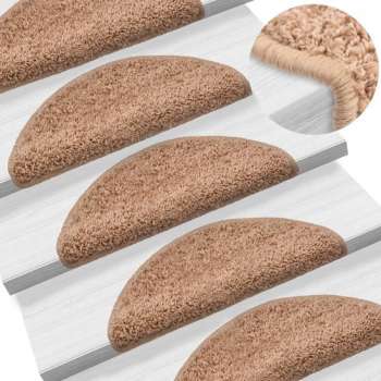 15 st Trapmatten 56x20 cm beige