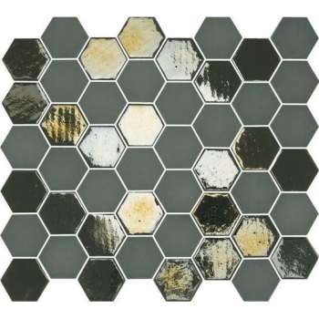 1m² -Mozaiek Valencia Hexagon Khaki 4,3x4,9