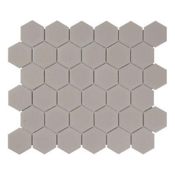0,91m² - Mozaiek Tegels - Barcelona Hexagon Taupe Mat 5,1x5,9 0,91m² - Mozaiek Tegels - Barcelona Hexagon Taupe Mat 5,1x5,9