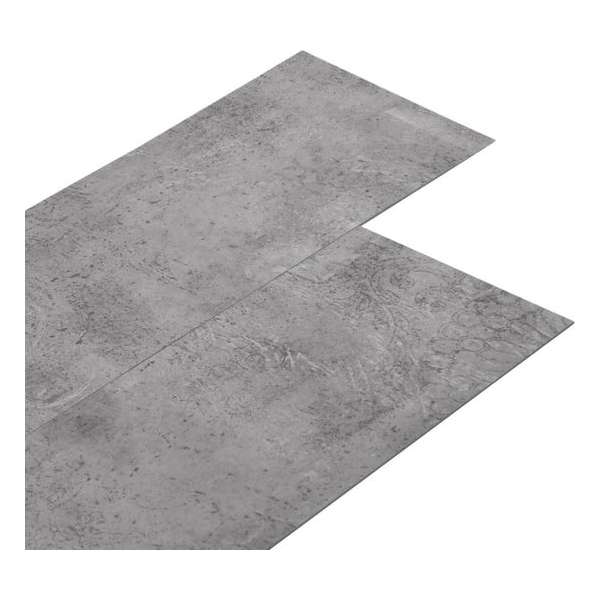 vidaXL Vloerplanken zelfklevend 5.02 m² 2 mm PVC cementbruin vidaXL Vloerplanken zelfklevend 5.02 m² 2 mm PVC cementbruin