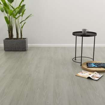 Vloerplanken zelfklevend 4,46 m² PVC grijs