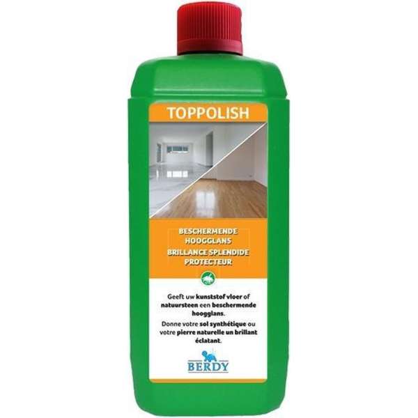 Toppolish - Hoogglans - LAMINAAT, PARKET EN KUNSTSTOFVLOEREN - Berdy - 1 L Toppolish - Hoogglans - LAMINAAT, PARKET EN KUNSTSTOFVLOEREN - Berdy - 1 L