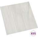 vidaXL Vloerplanken zelfklevend 55 st 5.11 m² PVC crème