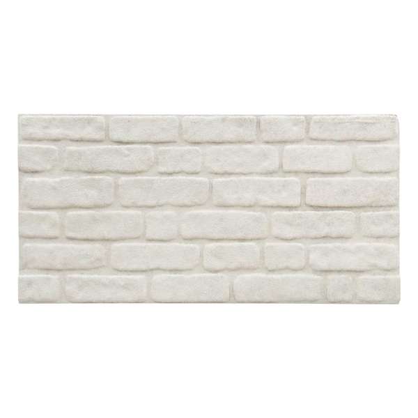 vidaXL 11 st Wandpanelen 3D witte baksteen EPS
