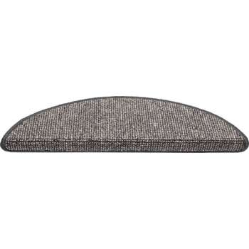 Trapmat Madrid bruin 17*56 cm set van 15 stuks