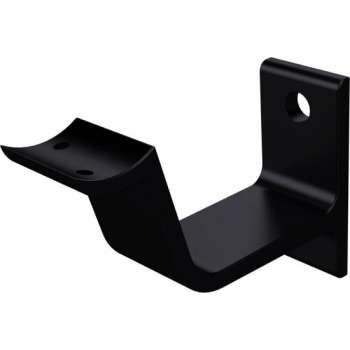 Leuninghouder zwart - Keilboutbevestiging - Hol zadel  Hermeta - 3553-18 - 1 stuks