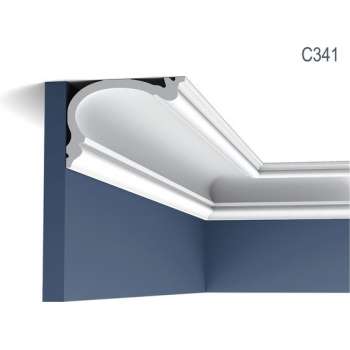 Kroonlijst Origineel Orac Decor C341 HERITAGE M LUXXUS Plafondlijst Sierlijst Gordijnprofiel 2 m
