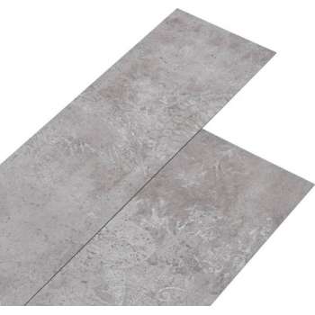 vidaXL Vloerplanken 5.26 m² 2 mm PVC aardegrijs