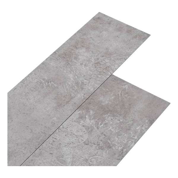 vidaXL Vloerplanken 5.26 m² 2 mm PVC aardegrijs vidaXL Vloerplanken 5.26 m² 2 mm PVC aardegrijs