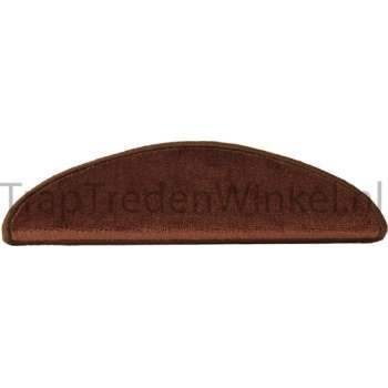 trapmat velours bruin 17x56 cm set 15 stuks