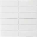 0,86m² - Mozaiek Tegels - Barcelona Rechthoek Wit Glans 4,5x14,5cm