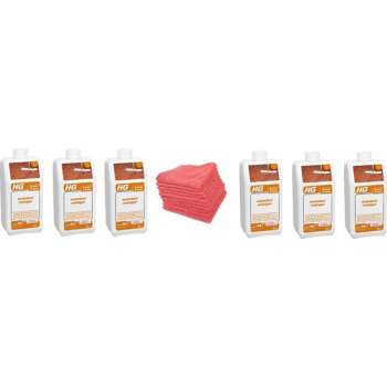 HG parket & hout wasvloer reiniger (HG product 66) Doos 6 Stuks + 10 Microvezeldoeken