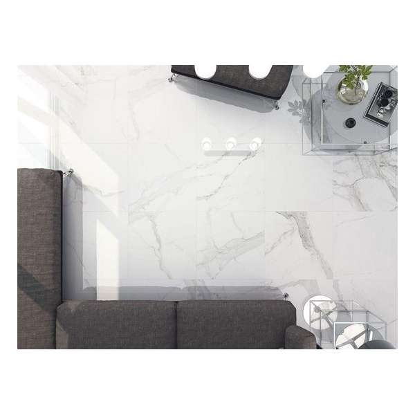 1,08m² - vloer- en wandtegels Statuario Glans 60x60cm 1,08m² - vloer- en wandtegels Statuario Glans 60x60cm