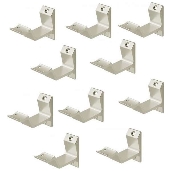 Leuninghouder nieuw zilver - Opschroef - Hol zadel Hermeta - 3542-02 - Verpakt per 10 stuks Leuninghouder nieuw zilver - Opschroef - Hol zadel Hermeta - 3542-02 - Verpakt per 10 stuks