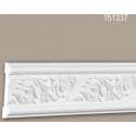 Wandlijst 151337 Profhome Lijstwerk Sierlijst rococo barok stijl wit 2 m