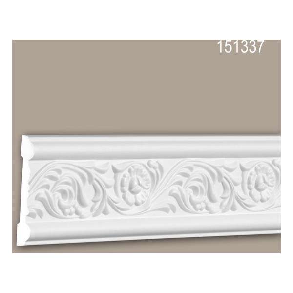 Wandlijst 151337 Profhome Lijstwerk Sierlijst rococo barok stijl wit 2 m Wandlijst 151337 Profhome Lijstwerk Sierlijst rococo barok stijl wit 2 m