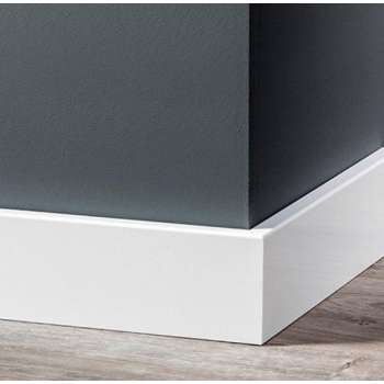 BL MDF plint 120x15 V313 wit gegrond recht