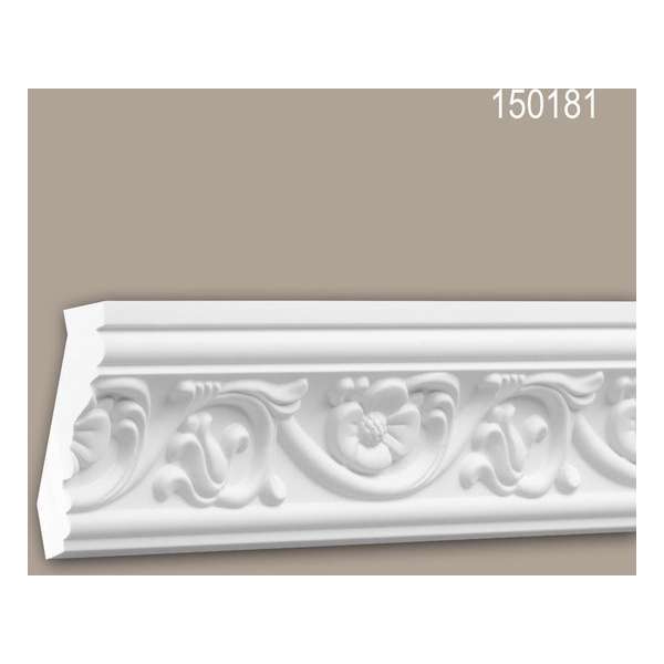 Kroonlijst 150181 Profhome Sierlijst Lijstwerk tijdeloos klassieke stijl wit 2 m Kroonlijst 150181 Profhome Sierlijst Lijstwerk tijdeloos klassieke stijl wit 2 m