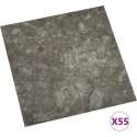 vidaXL Vloerplanken zelfklevend 55 st 5.11 m² PVC grijs