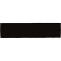 1m² - Wandtegels Keuken / Badkamer Allegro Black Glans - 7,5x28 cm